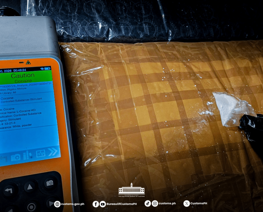 OFW Arrested for Smuggling P43M Cocaine at Manila Airport