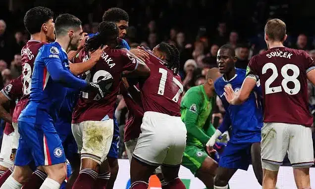 Cucurella Admits Stirring Chelsea-West Ham Brawl in Refcam Footage Cucurella Admits Stirring Chelsea-West Ham Brawl in Refcam Footage