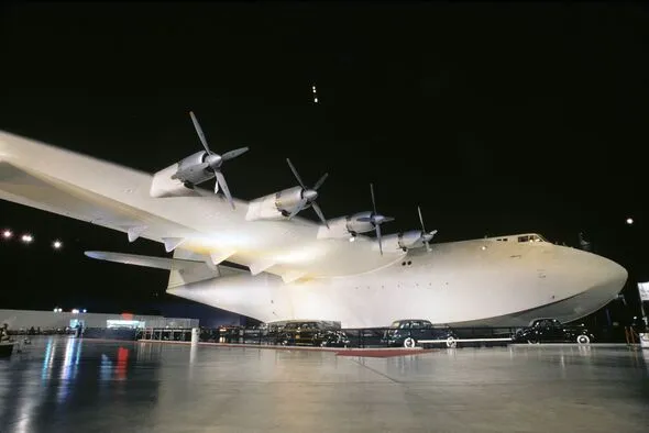 Spruce Goose: Largest Flying Boat’s Wingspan Tops Football Pitches