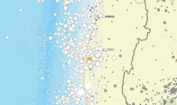 6.2 Magnitude Earthquake Strikes Central Chile Near Ovalle