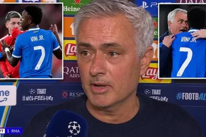 Mourinho Blames Vinicius Jr for Racism Clash in Benfica UCL Tie