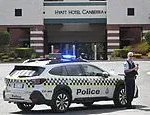 Bomb Squad Rushes to Canberra Hyatt After Objects Thrown Through Windows
