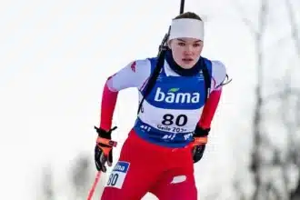 Biathlete Darya Dolidovich Debuts for Refugee Team After Exile
