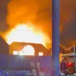 70 Firefighters Battle Massive Blaze at Southall Church in London