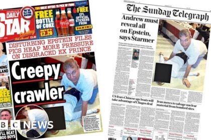 Newspapers Spotlight Prince Andrew’s Epstein Scandal