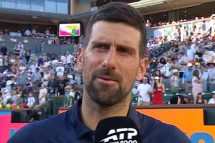 Djokovic Overcomes Windy Scare to Win Indian Wells Opener