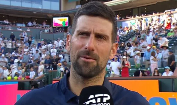 Djokovic Overcomes Windy Scare to Win Indian Wells Opener
