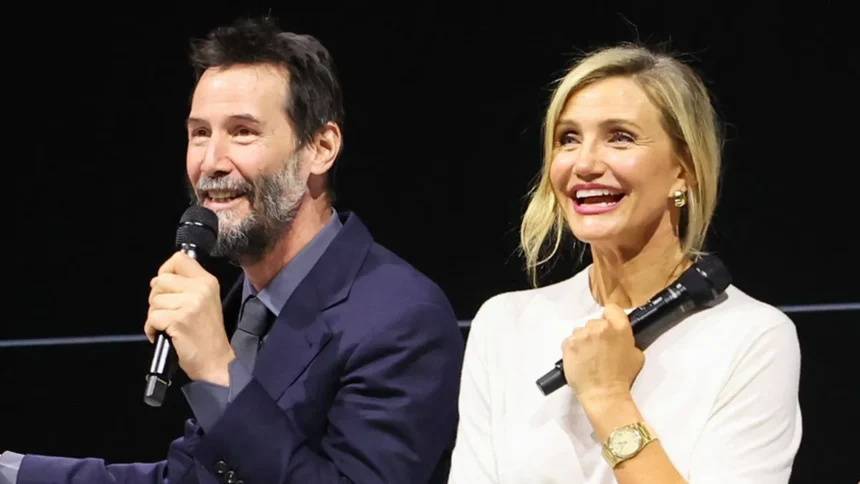 Cameron Diaz, 53, and Keanu Reeves, 61, Look Ageless in Outcome Trailer