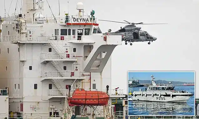 UK Forces Aid France in Seizing Russian Shadow Fleet Tanker UK Forces Aid France in Seizing Russian Shadow Fleet Tanker