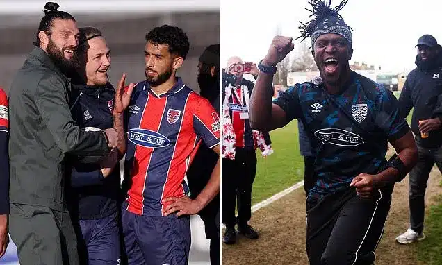 Andy Carroll Wins Second Straight as Dagenham Manager Before KSI