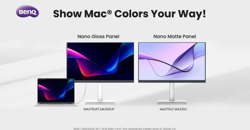 BenQ MA Monitors Perfectly Match MacBook Colors and Features