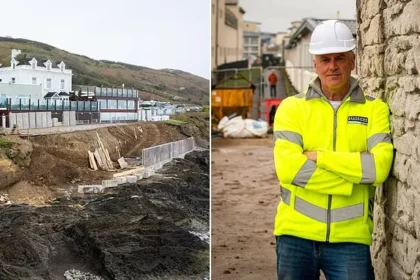 Holiday Owner Spends £300K on Sea Wall to Shield Cliffside Restaurant