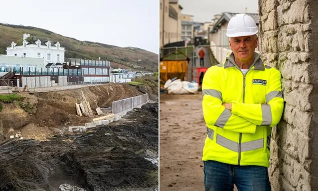 Holiday Owner Spends £300K on Sea Wall to Shield Cliffside Restaurant