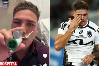 Reece Walsh Pushes Car Despite Fractured Cheekbone Injury