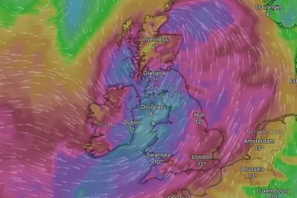 Storm Dave Looms: UK Set for 90mph Winds, 12in Snow Warning