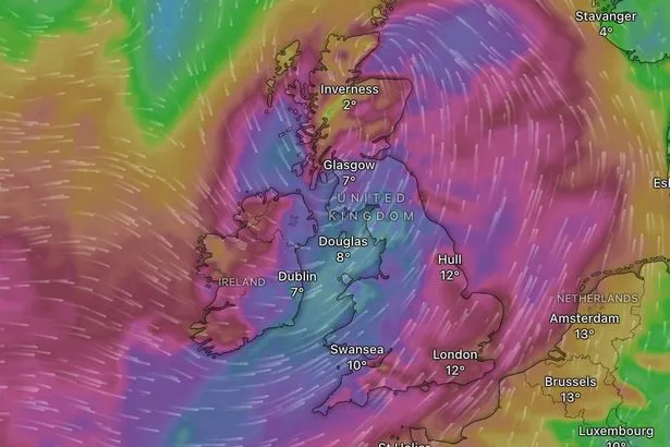 Storm Dave Looms: UK Set for 90mph Winds, 12in Snow Warning
