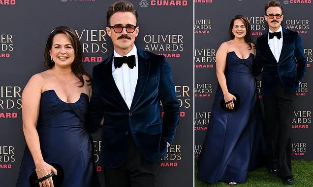 Tom Fletcher Dazzles at Olivier Awards with Wife Giovanna After Paddington’s 11 Nods
