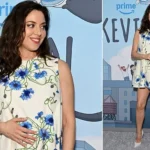 Aubrey Plaza Debuts Baby Bump at Kevin Premiere Red Carpet