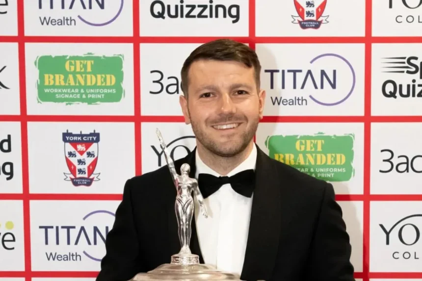 Ollie Pearce Claims Triple Awards in York City Triumph Ollie Pearce Claims Triple Awards in York City Triumph