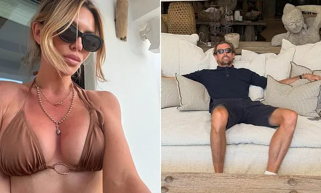 Abbey Clancy Sizzles in Metallic Bikini on Sun-Kissed Holiday with Peter Crouch