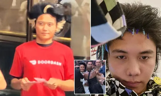 Pyjama Man Hands DoorDash Flyers After Ariana, Gaga Event Bans