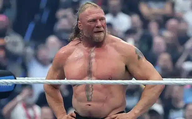 Brock Lesnar Retires in Tears After WrestleMania 42 Loss