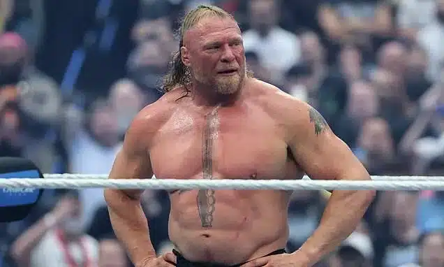 Brock Lesnar Retires in Tears After WrestleMania 42 Loss