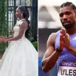Olympic Sprinter Noah Lyles Faces Backlash Over Wife’s Wedding Dress Reaction