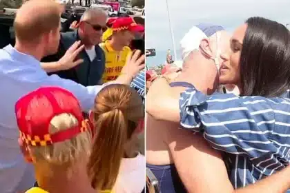 Prince Harry’s ‘Easy, Easy!’ Joke as Meghan Hugs Bondi Lifeguard