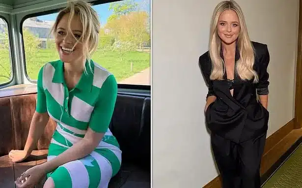 Emily Atack Flaunts Weight Loss in Lace Bra Amid Hectic Schedule