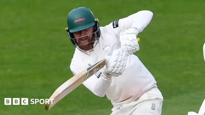 Tattersall’s 86* Drives Leicestershire to 500-5 Lead vs Glamorgan