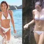 Myleene Klass Recreates Iconic I’m A Celeb Bikini Scene 20 Years Later