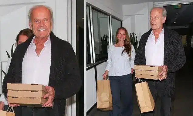 Kelsey Grammer, 71, Steps Out for Date Night with Wife After Baby 8