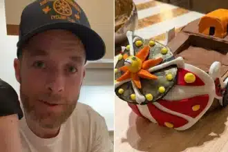 Hamish Blake Pulls All-Nighter for Epic One Piece Birthday Cake