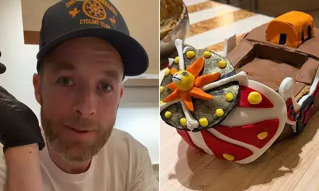 Hamish Blake Pulls All-Nighter for Epic One Piece Birthday Cake