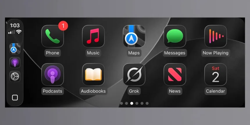 xAI Launches Grok Voice Mode for Apple CarPlay Soon