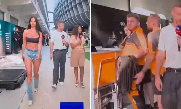 Viral Moment: Sky F1 Cameraman Distracted by Ivana Knoll at Miami GP