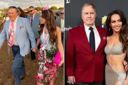 Hudson Teases Belichick Romance Scrutiny at Kentucky Derby Debut