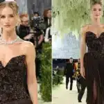 Rosie Huntington-Whiteley Stuns in Brown Burberry Gown at 2026 Met Gala