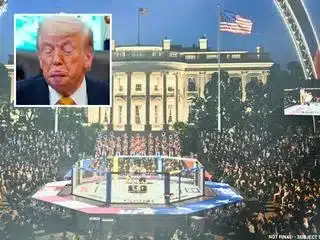 Trump Unveils White House Stadium for Historic UFC Event