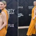 Kate Hudson Stuns in Revealing Yellow Gown at Martin Short Premiere