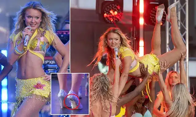 Zara Larsson’s Heel Snaps on Live TV, But She Dances On Zara Larsson’s Heel Snaps on Live TV, But She Dances On