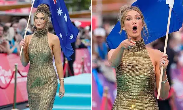 Delta Goodrem Stuns in Gold at Eurovision 2026 Vienna Opening Amid Debate