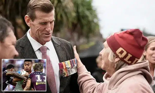 Broncos Dressing Room Visit Sparks Fan Divide Over War Hero