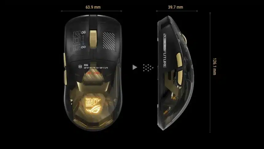 Asus Unveils Lavish Gold-Plated Gaming Mouse