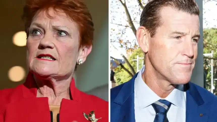 Pauline Hanson Draws Parallel to Ben Roberts-Smith Charges Pauline Hanson Draws Parallel to Ben Roberts-Smith Charges