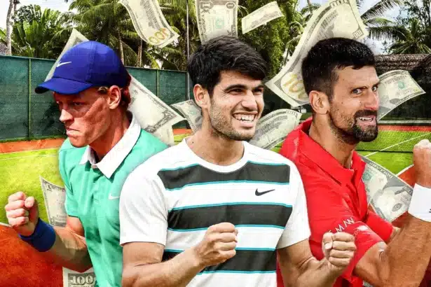 Top 15 Richest Male Tennis Players by Prize Money