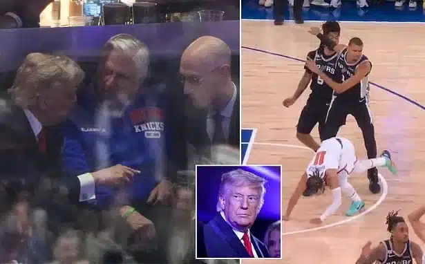 Trump Expresses Frustration to NBA Commissioner Over Foul Calls