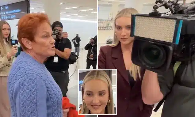 Pauline Hanson Confronts Reporter Over ‘Stupid’ Airport Question Pauline Hanson Confronts Reporter Over ‘Stupid’ Airport Question