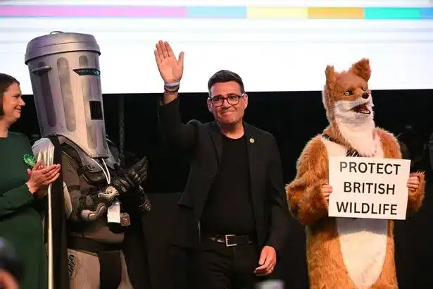 Makerfield Victory Speech Disrupted by Rival Candidates